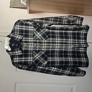 Flannel button down shirt